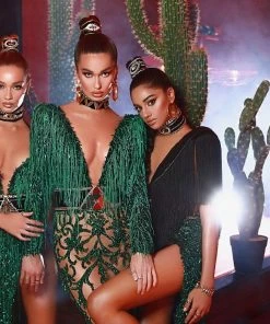 Shopalbina2022 Emerald Green Dress 2020's