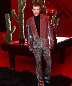 Shopalbina2022 Multi Color Blazer And Pants