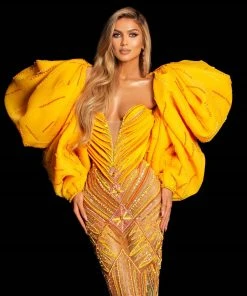 Shopalbina2022 GLORIA Puff Sleeves Dress