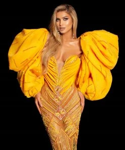 Shopalbina2022 GLORIA Puff Sleeves Dress