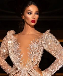 Shopalbina2022 Long Embellished Dress