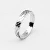 Shopalbina2022 Simple Ring With Lines Detailing