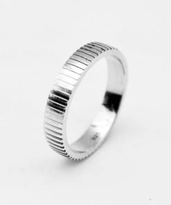 Shopalbina2022 Simple Ring With Lines Detailing
