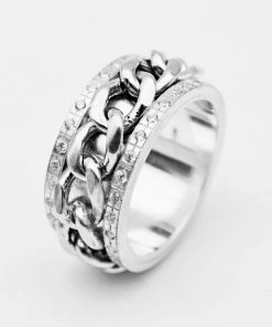 Shopalbina2022 Accessories Magnificent Halo Chain Ring