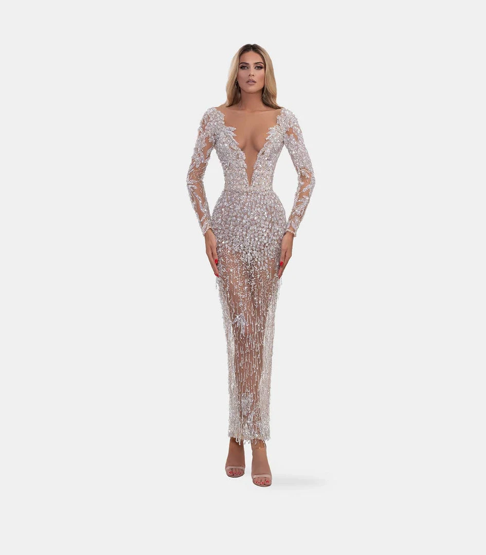 Shopalbina2022 Mid-length White-silver Dress 5 Shopalbina2022 Mid-length White-silver Dress
