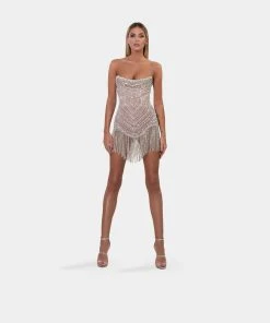 Shopalbina2022 Corset Silver Short Dress 6 Shopalbina2022 Corset Silver Short Dress