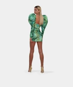 Shopalbina2022 WILD Green Printed Dress 9 Shopalbina2022 WILD Green Printed Dress