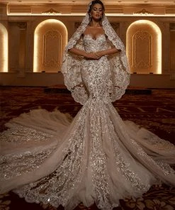 Shopalbina2022 Bridal Couture Mermaid Corset Wedding Dress