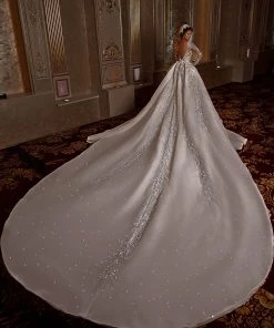 Shopalbina2022 Bridal Couture Mermaid Gown With Embellished Detachable Train 9 Shopalbina2022 Bridal Couture Mermaid Gown With Embellished Detachable Train