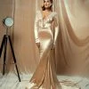 Shopalbina2022 Velvet Mermaid Cream Dress 1 Shopalbina2022 Velvet Mermaid Cream Dress