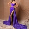 Shopalbina2022 FEMME Purple Corset Dress