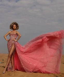 Shopalbina2022 Pink Corset Dress DESERTE