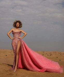 Shopalbina2022 Pink Corset Dress DESERTE