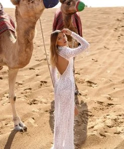 Shopalbina2022 DESERTE Long Elegant Dress