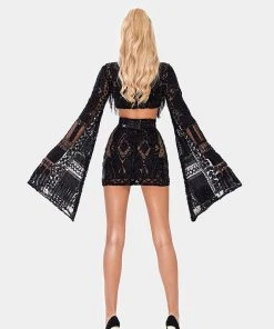 Shopalbina2022 WILD Crop Top High Neck Set