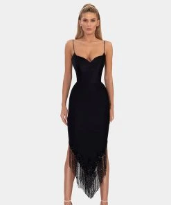 Shopalbina2022 Classy Black Dress