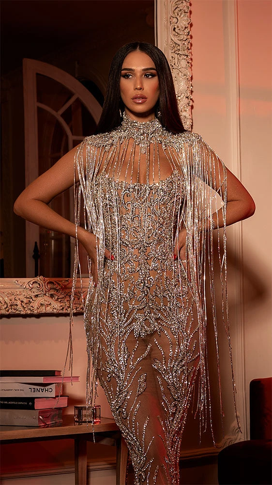 Shopalbina2022 Sleeveless Slim Fitted Dress HAUTE COUTURE 3 Shopalbina2022 Sleeveless Slim Fitted Dress HAUTE COUTURE