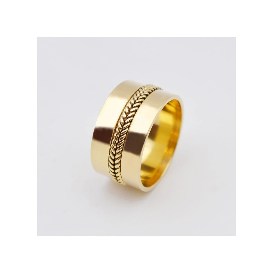 Shopalbina2022 Accessories Braided Chain Ring 3 Shopalbina2022 Accessories Braided Chain Ring