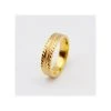 Shopalbina2022 Gold Ring With Lines And Dots