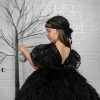 Shopalbina2022 Fluffy Feather Black Dress 1 Shopalbina2022 Fluffy Feather Black Dress