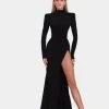 Shopalbina2022 WILD Black High Neck Dress