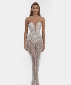 Shopalbina2022 Silver Tassle Dress WILD