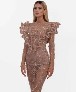 Shopalbina2022 Long Embellished Dress