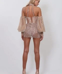 Shopalbina2022 Deep V Neckline Dress WILD