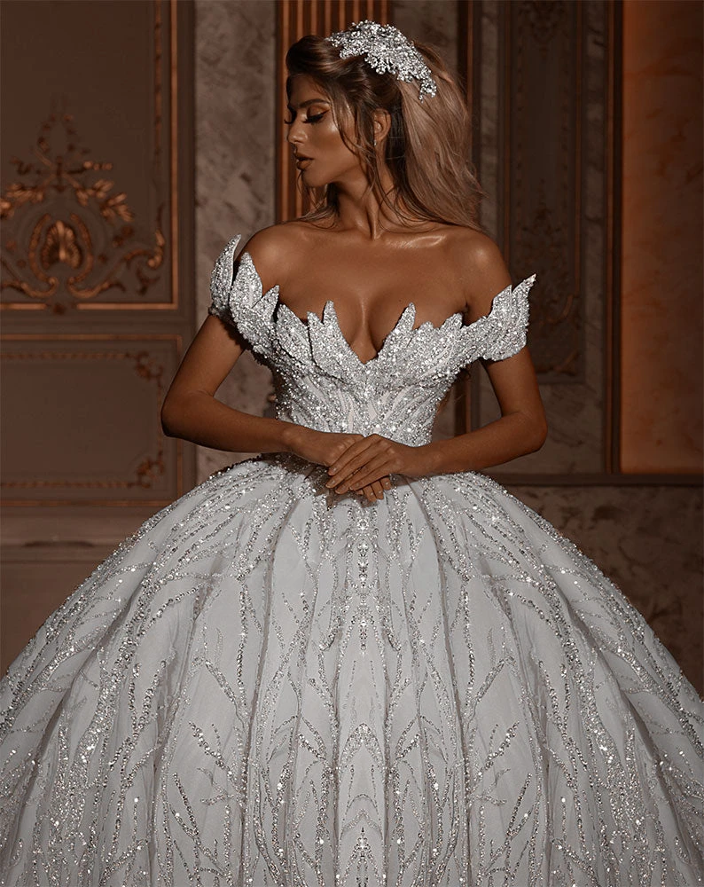 Shopalbina2022 Off Shoulder Bridal Gown 4 Shopalbina2022 Off Shoulder Bridal Gown