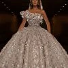 Shopalbina2022 Bridal Couture One Ruffle Shoulder Bridal Gown 2 Shopalbina2022 Bridal Couture One Ruffle Shoulder Bridal Gown