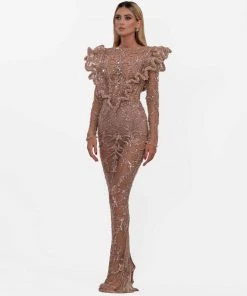 Shopalbina2022 Long Embellished Dress