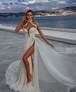 Shopalbina2022 Fairy Tale Long Train White Dress